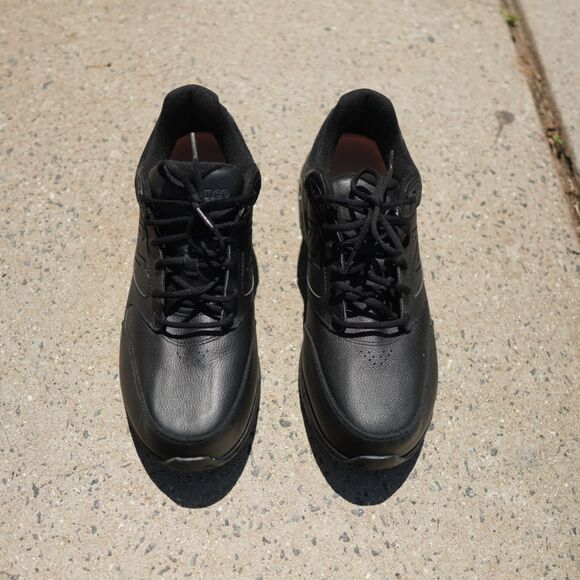 New Balance 928v2 MW928BK2 Walking Shoes Men\'s 14 2E Wide Black Leather main image 4